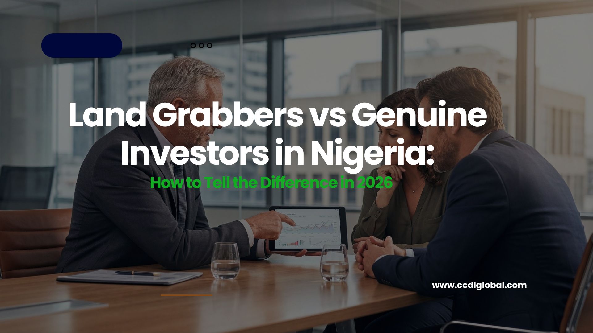 land grabbers vs genuine investor 