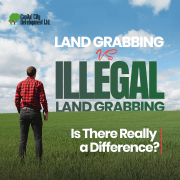 land grabbing vs illegal land grabbing